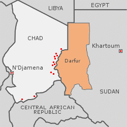 Nothilfe für Flüchtlinge und Vertriebene im Tschad