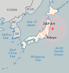 Erdbeben/Tsunami  in Japan